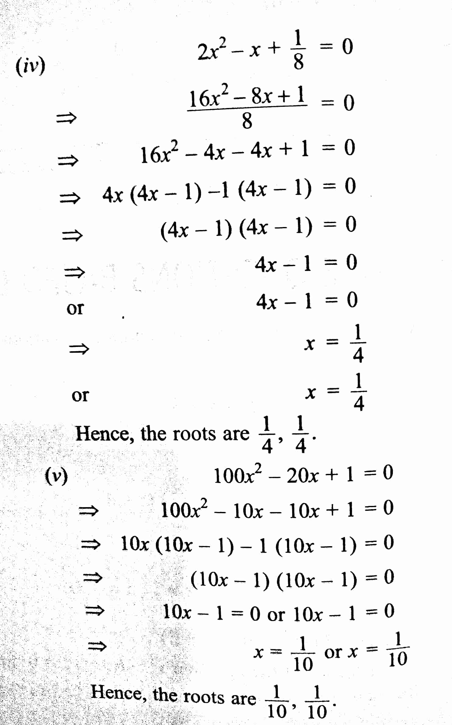 exercise 4.2 class 10 maths

